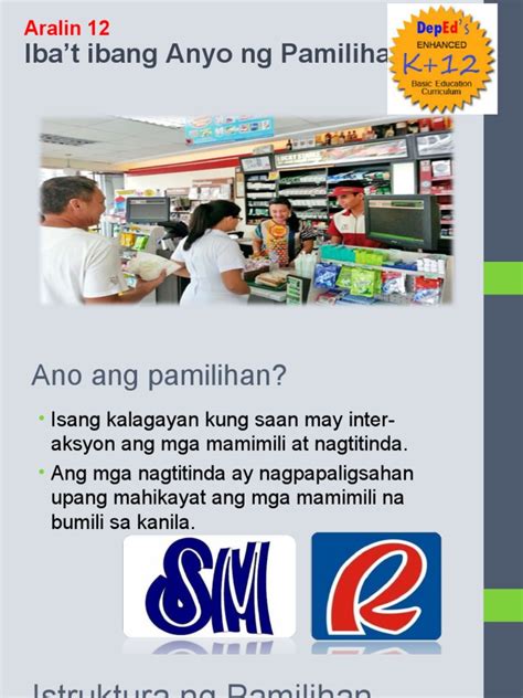 Aralin 12 iba t ibang anyo ng pamilihan .